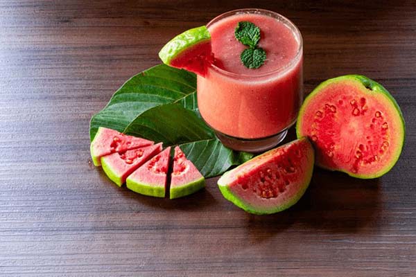 Nước ép ổi trân châu ruột đỏ