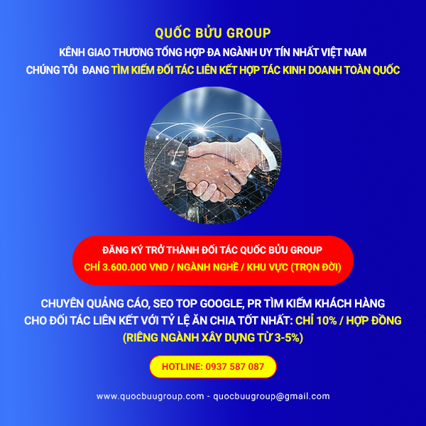 Đăng ký đối tác liên kết kinh doanh với Quốc Bửu Group