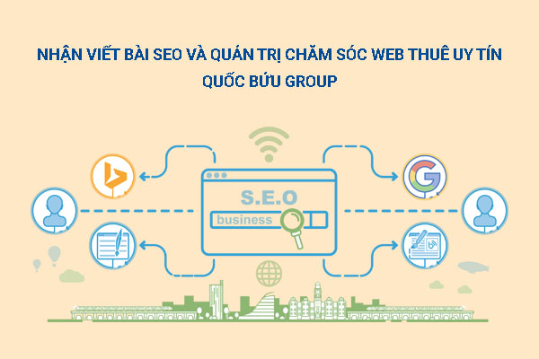 Nhận viết bài seo và quản trị chăm sóc web thuê uy tín - Quốc Bửu Group