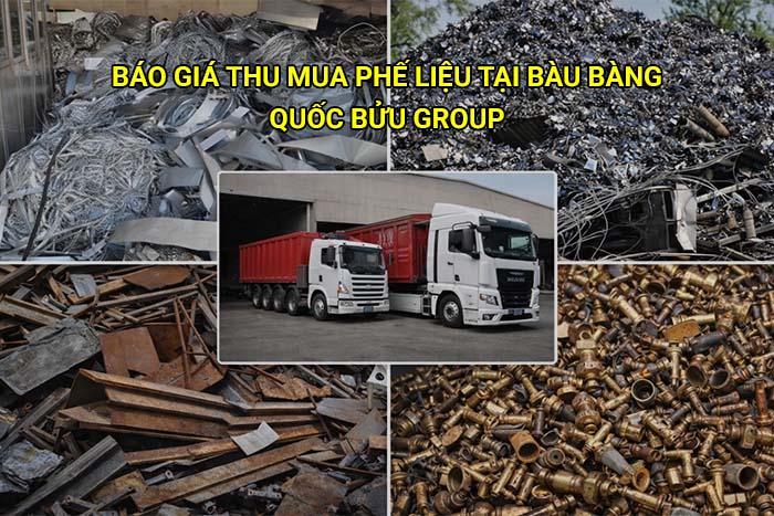 Báo giá thu mua phế liệu tại Bàu Bàng mới nhất