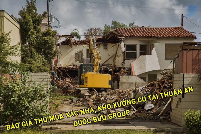 Báo giá thu mua xác nhà, kho xưởng cũ tại Thuận An cập nhật mới