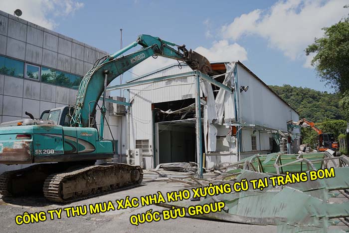 Công ty thu mua xác nhà kho xưởng cũ tại Trảng Bom uy tín