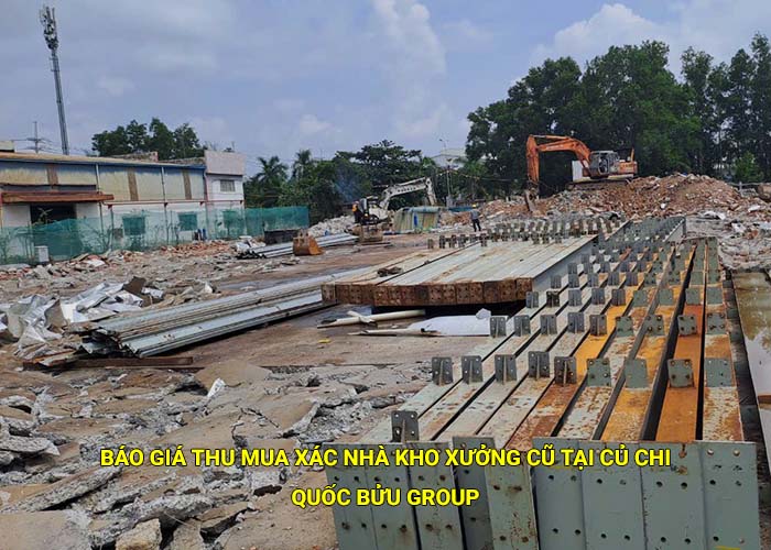 Báo giá thu mua xác nhà kho xưởng cũ tại Củ Chi mới nhất