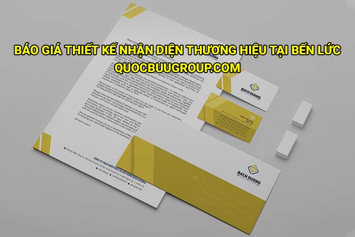 Báo giá thiết kế nhận diện thương hiệu tại Bến Lức mới nhất