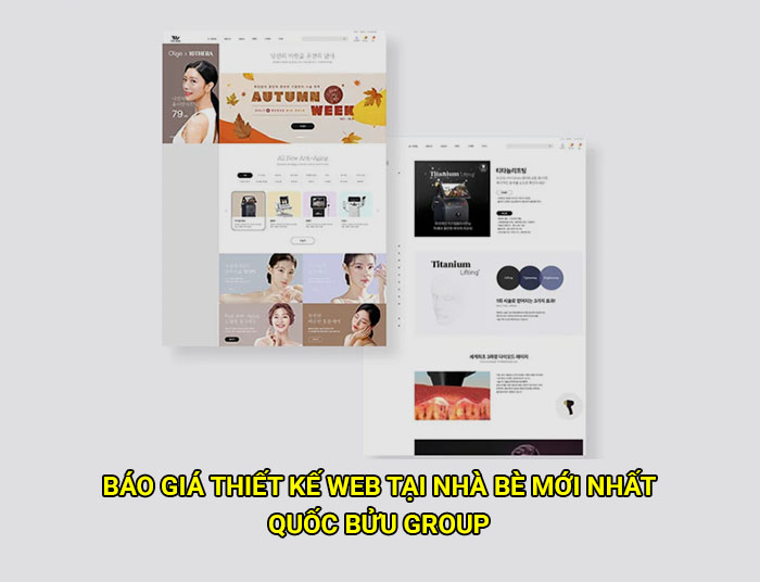 Báo giá thiết kế web tại Nhà Bè mới nhất