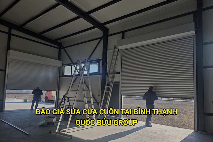 Báo giá sửa cửa cuốn tại Bình Thạnh mới nhất