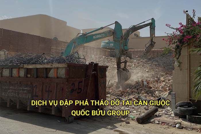 Dịch vụ đập phá tháo dỡ tại Cần Giuộc giá tốt