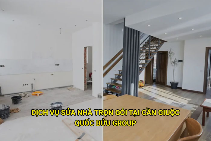 Dịch vụ sửa nhà trọn gói tại Cần Giuộc giá tốt