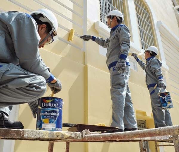 Thầu sơn nước dân dụng và công trình tại Bình Dương