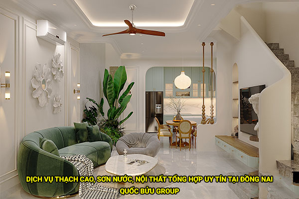 Dịch vụ thạch cao, sơn nước, nội thất tổng hợp uy tín tại Đồng Nai