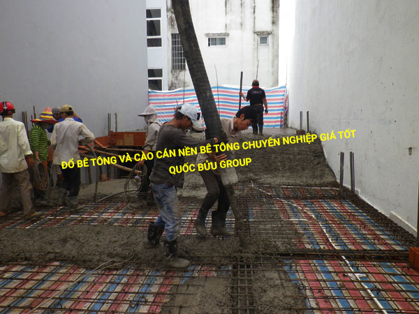 Đổ bê tông và cào cán nền bê tông chuyên nghiệp giá tốt