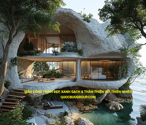 Mẫu công trình đẹp, xanh sạch & thân thiện với thiên nhiên