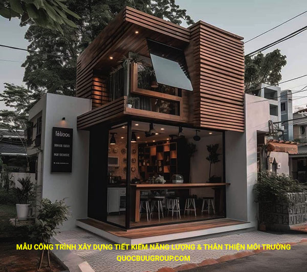 Mẫu công trình xây dựng tiết kiếm năng lượng & thân thiện môi trường