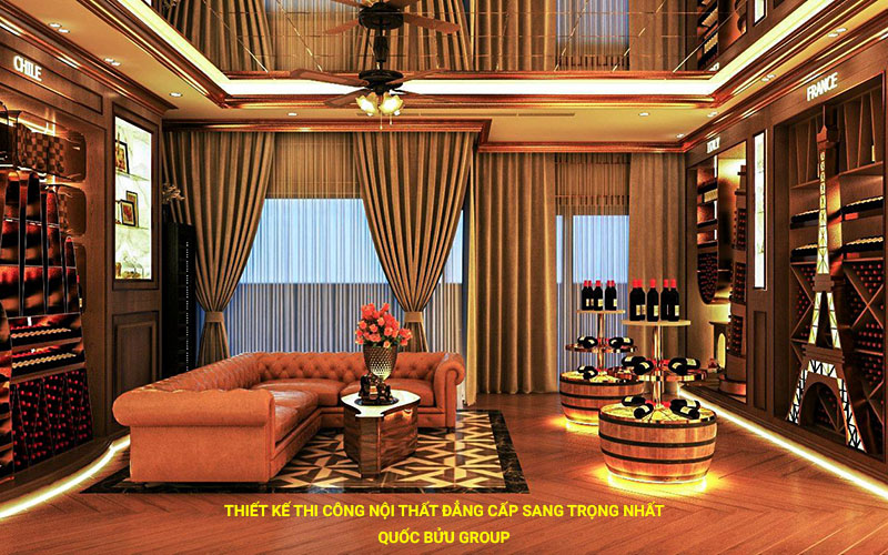 Thiết kế thi công nội thất đẳng cấp sang trọng nhất