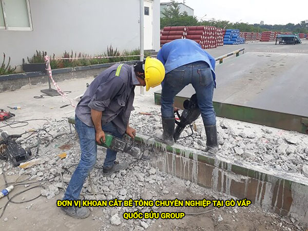Đơn vị khoan cắt bê tông chuyên nghiệp tại Gò Vấp