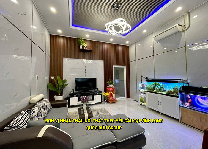 Đơn vị nhận thầu nội thất theo yêu cầu tại Vĩnh Long