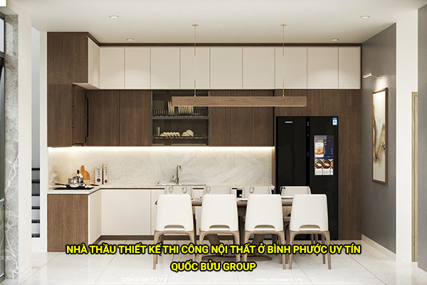 Nhà thầu thiết kế thi công nội thất ở Bình Phước uy tín