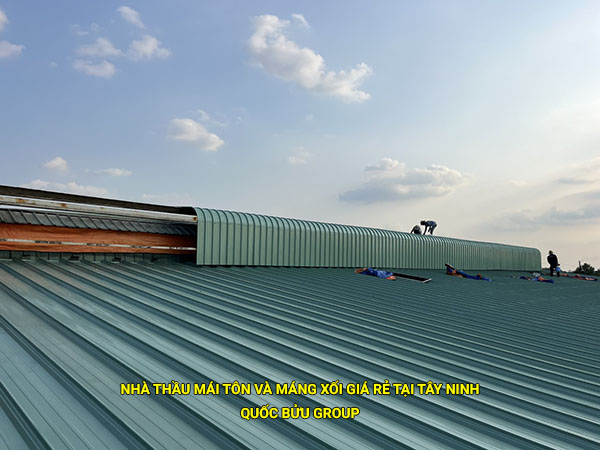 Nhà thầu mái tôn và máng xối giá rẻ tại Tây Ninh