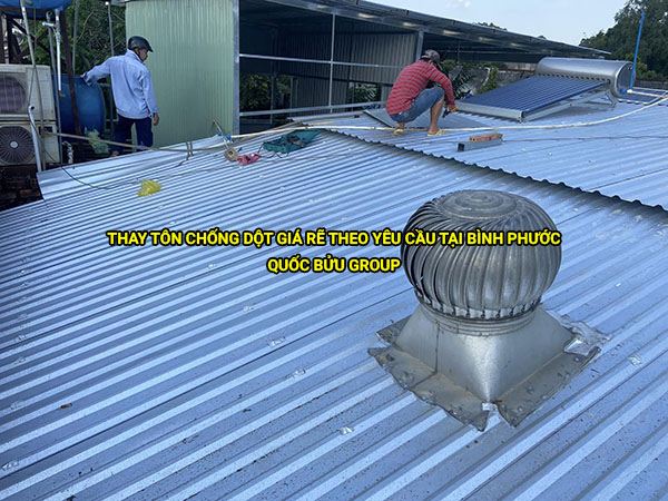Thay tôn chống dột giá rẽ theo yêu cầu tại Bình Phước