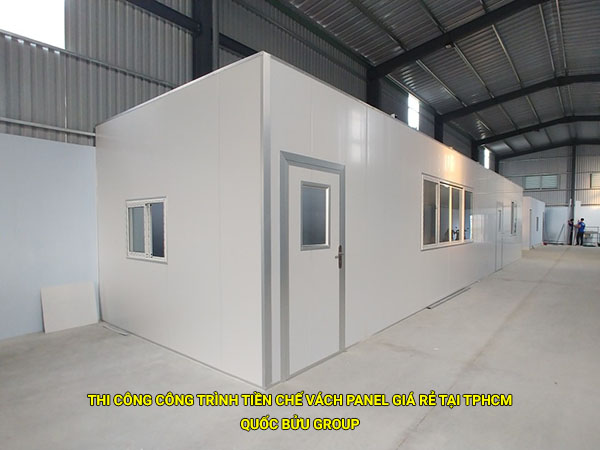 Thi công công trình tiền chế vách panel giá rẻ tại Tphcm