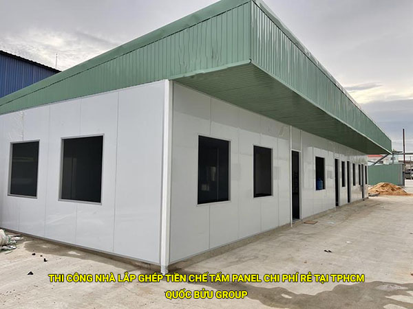 Thi công nhà lắp ghép tiền chế tấm panel chi phí rẻ tại Tphcm