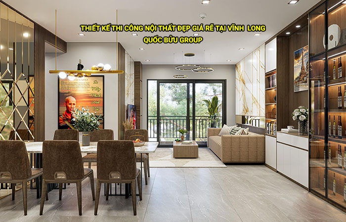 Thiết kế thi công nội thất đẹp giá rẽ tại Vĩnh  Long