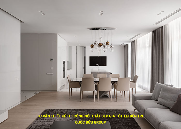 Tư vấn thiết kế thi công nội thất đẹp giá tốt tại Bến Tre