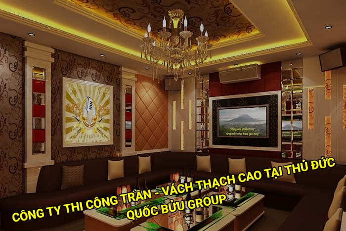 Công ty thi công trần - vách thạch cao tại Thủ Đức uy tín, giá tốt