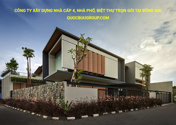 Công ty xây dựng nhà cấp 4, nhà phố, biệt thự trọn gói tại Đồng Nai