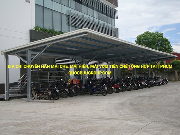 Địa chỉ chuyên hàn mái che, mái hiên, mái vòm tiền chế tổng hợp tại Tphcm