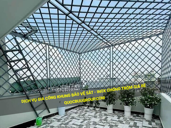 Dịch vụ gia công khung bảo vệ sắt - inox chống trộm giá rẽ