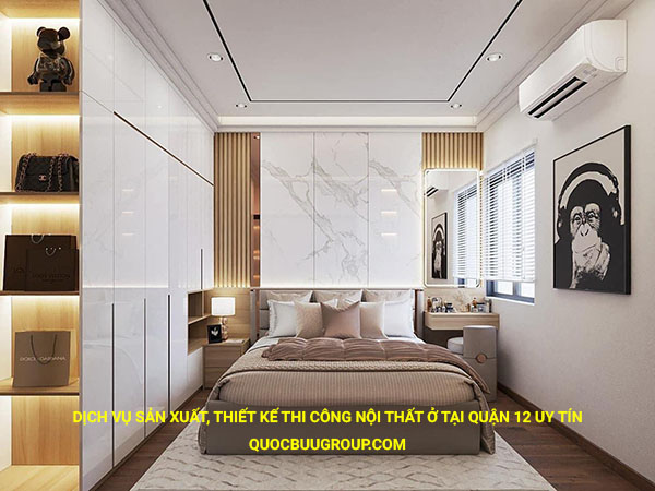 Dịch vụ sản xuất, thiết kế thi công nội thất ở tại Quận 12 uy tín