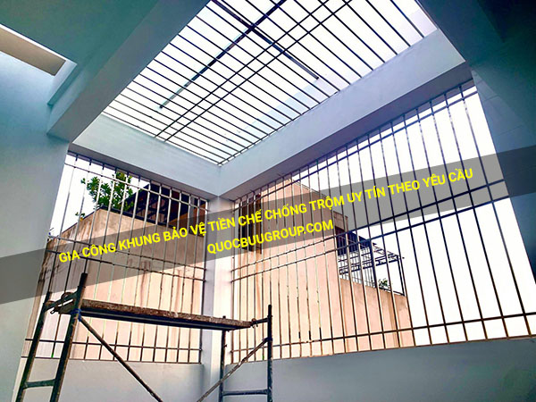 Gia công khung bảo vệ tiền chế chống trộm uy tín theo yêu cầu