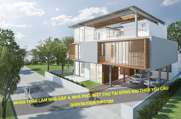 Nhận thầu làm nhà cấp 4, nhà phố, biệt thự tại Đồng Nai theo yêu cầu