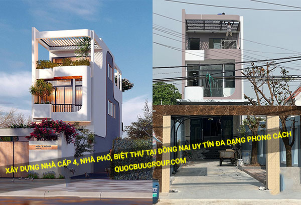 Xây dựng nhà cấp 4, nhà phố, biệt thự tại Đồng Nai uy tín đa dạng phong cách
