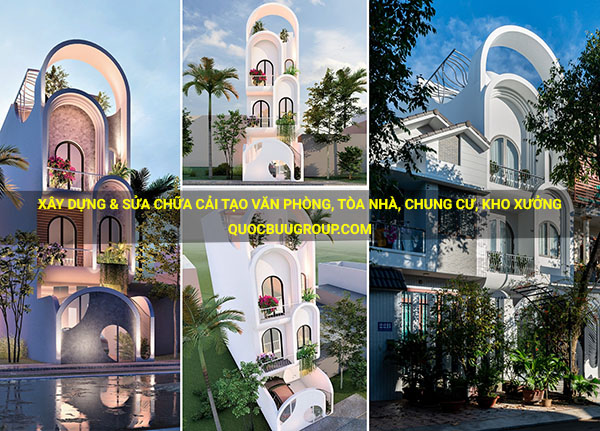 Xây dựng & sửa chữa cải tạo văn phòng, tòa nhà, chung cư, kho xưởng tổng hợp