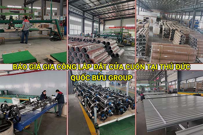 Báo giá gia công lắp đặt cửa cuốn tại Thủ Đức mới nhất