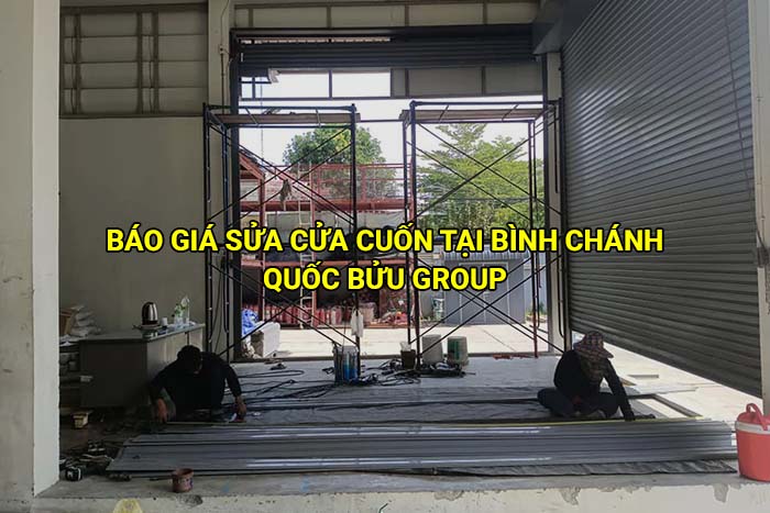 Báo giá sửa cửa cuốn tại Bình Chánh mới nhất