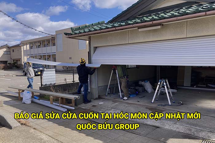 Báo giá sửa cửa cuốn tại Hóc Môn cập nhật mới