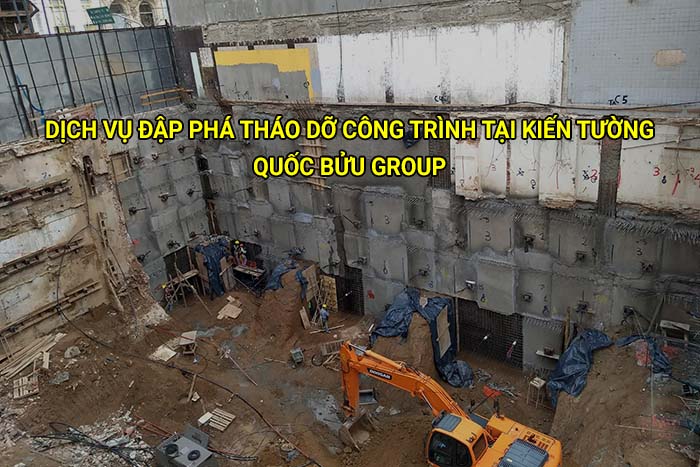 Dịch vụ đập phá tháo dỡ công trình tại Kiến Tường giá tốt