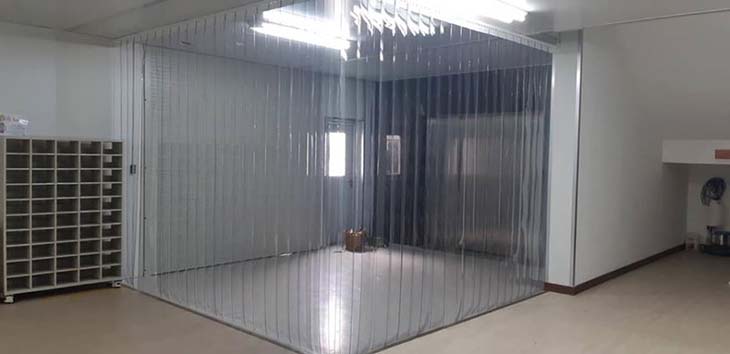 Thi công lắp đặt rèm nhựa pvc cố định tại Đồng Nai