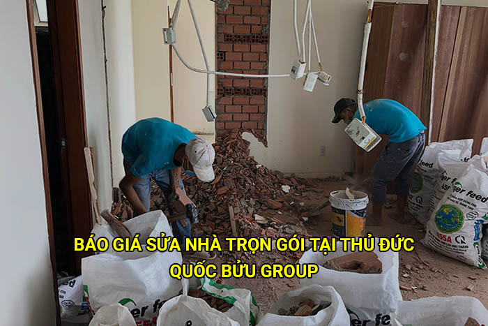 Báo giá sửa nhà trọn gói tại Thủ Đức mới nhất