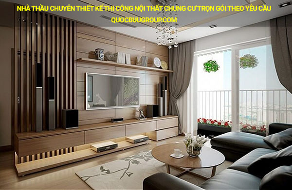 Nhà thầu chuyên thiết kế thi công nội thất chung cư trọn gói theo yêu cầu