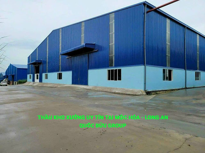 Thầu kho xưởng uy tín tại Mộc Hóa - Quocbuugroup
