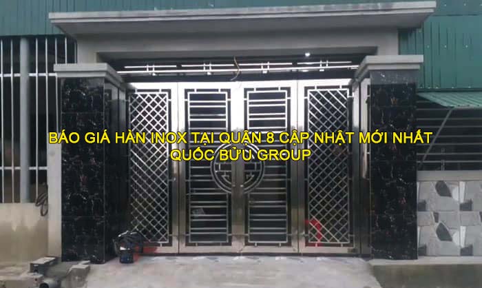 Báo giá hàn inox tại Quận 8 cập nhật mới nhất