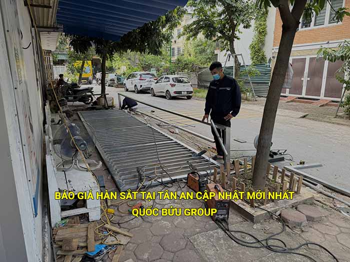 Báo giá hàn sắt tại Tân An cập nhật mới nhất