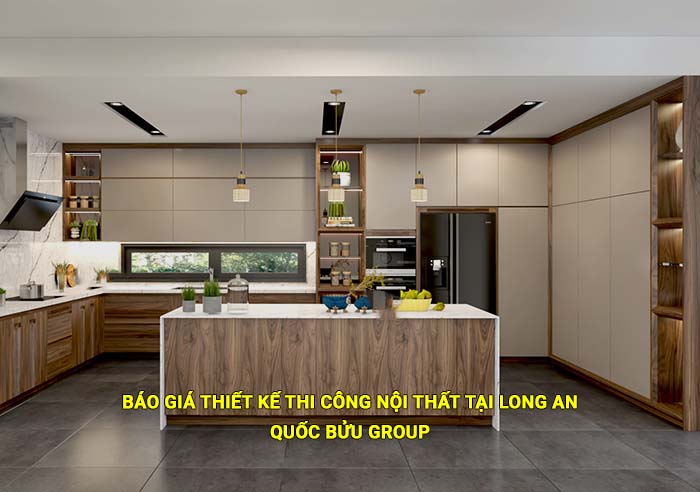 Báo giá thiết kế thi công nội thất tại Long An cập nhật mới