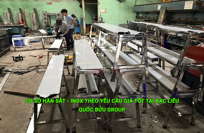 Cơ sở hàn sắt - inox theo yêu cầu giá tốt tại Bạc Liêu