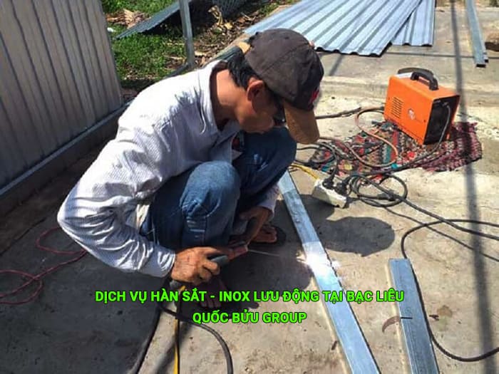Dịch vụ hàn sắt - inox lưu động tại Bạc Liêu