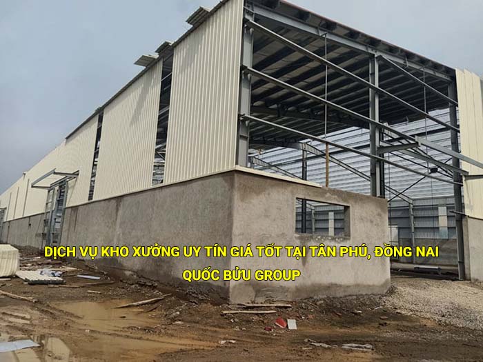 Dịch vụ kho xưởng uy tín giá tốt tại Tân Phú, Đồng Nai